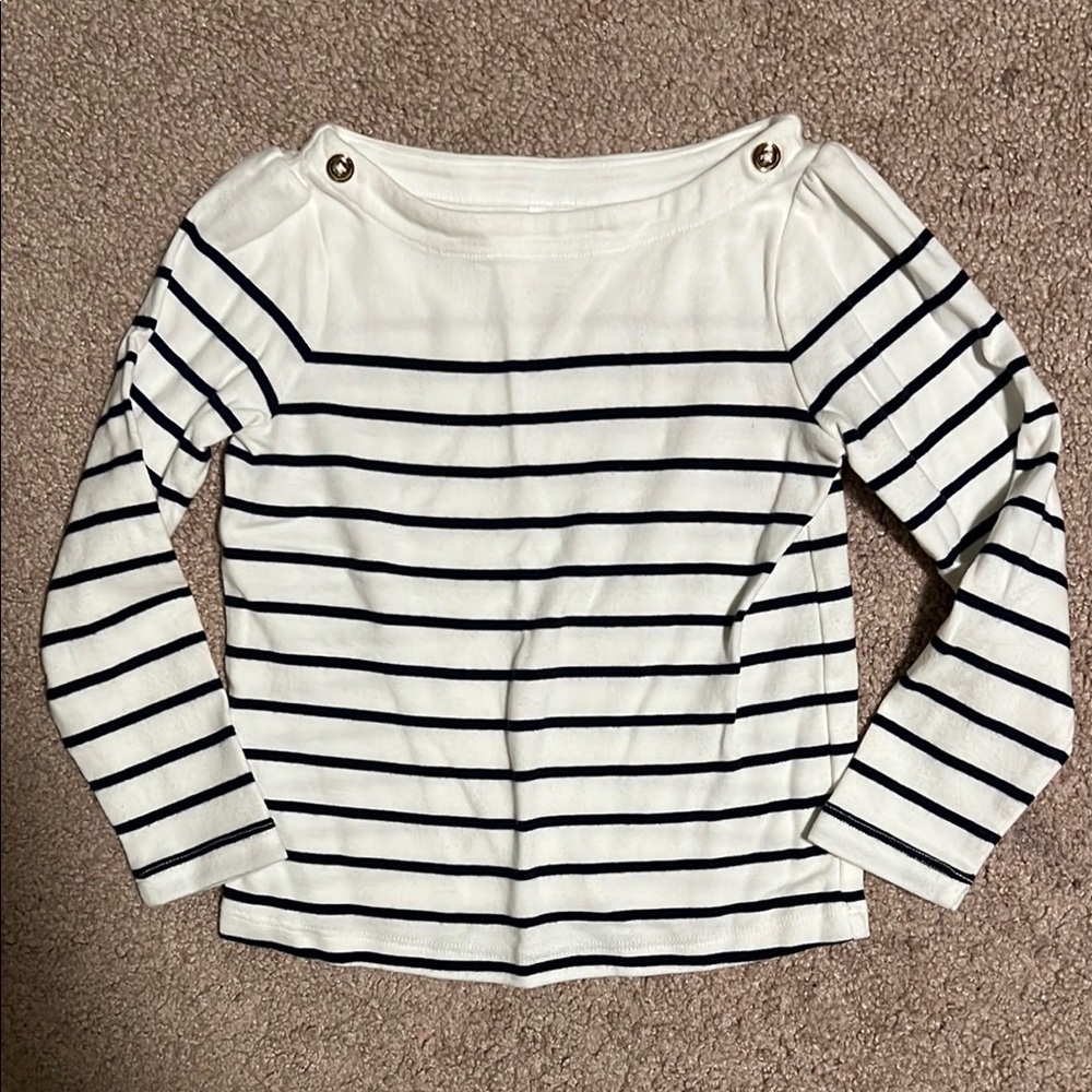 Gymboree White Long Sleeve Top